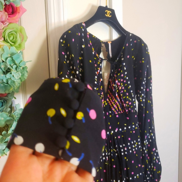 NWT FREE PEOPLE Boho Fit Flare swing mini dress XS - Picture 8 of 13